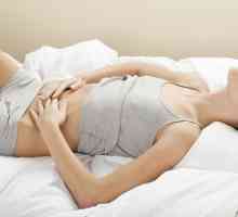 Дърпа долната част на корема по време на ранна бременност